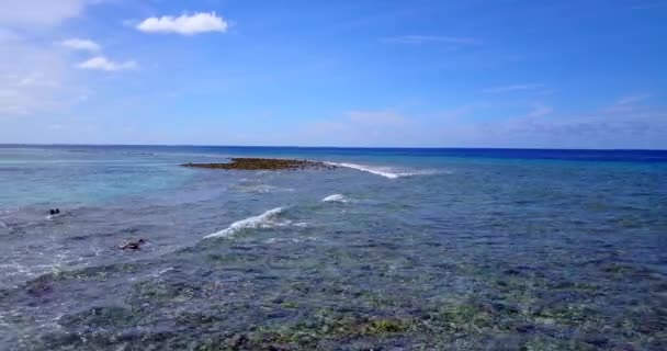 Serene Zee Gebied Reis Naar Bali Indonesië — Stockvideo