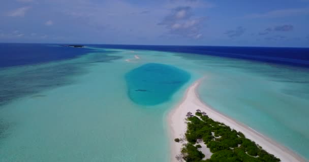 Vista Aérea Isla Tropical Clima Soleado Vacaciones Verano Tailandia Asia — Vídeos de Stock