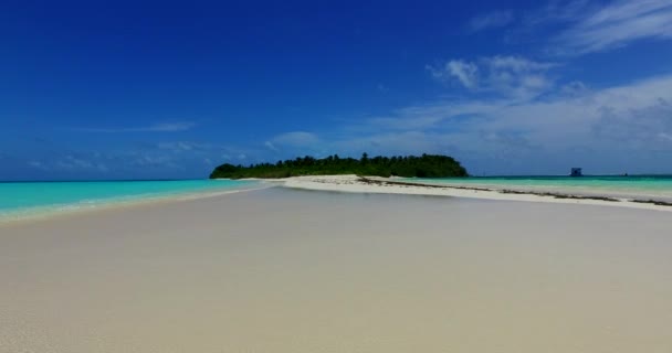 Calma Vista Mar Naturaleza Idílica Indonesia — Vídeo de stock