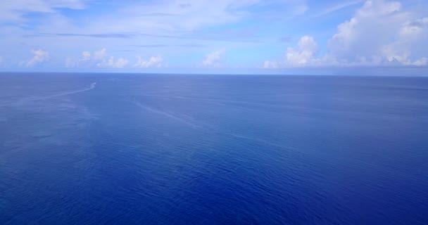 Tagsüber Endloses Blaues Meer Landschaft Australiens Ozeaniens — Stockvideo