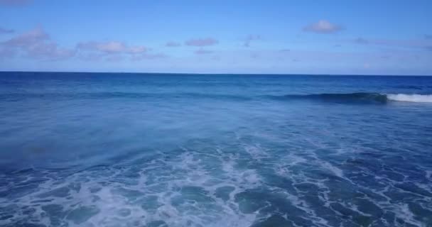Heiterer Hintergrund Meer Exotischer Urlaub Der Dominikanischen Republik Karibik — Stockvideo