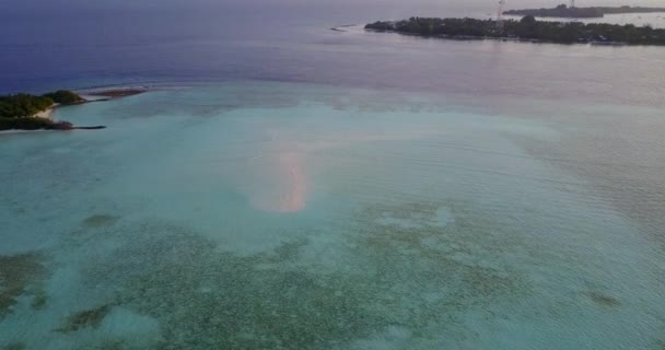 Paysage Marin Magnétique Avec Eau Claire Bleue Île Tropicale Barbade — Video