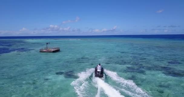 Naturaleza Exótica Bora Bora Polinesia Francesa — Vídeos de Stock