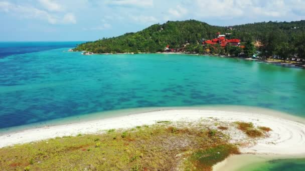 Survoler Côte Tropicale Paysage Jamaïque Caraïbes — Video