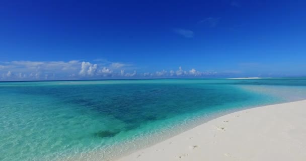 昼間の穏やかな海のシーン バリ島の自然景観 インドネシア — ストック動画