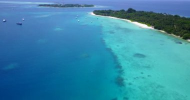 Bright seascape with tender sunshine. Journey to Gili Trawangan, Thailand. 