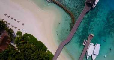 Güneşli deniz manzarası. Koh Samui huzurlu sahne, Tayland.