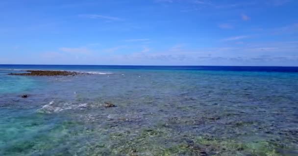 Klidná Mořská Scéna Cesta Bali Indonésie — Stock video