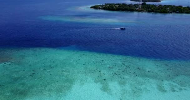 Morgen Zee Landschap Zomervakantie Jamaica Caribisch Gebied — Stockvideo