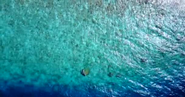 Teksturowana Powierzchnia Falującego Morza Wolny Czas Tajlandii — Wideo stockowe