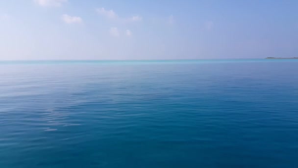 Tittar Krusat Havsvatten Seascape Scenisk Utsikt Bali — Stockvideo