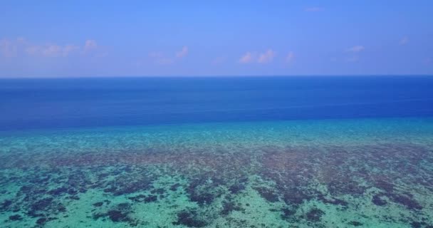 Vista Mar Tranquila Paraíso Tropical Bali Indonesia — Vídeos de Stock