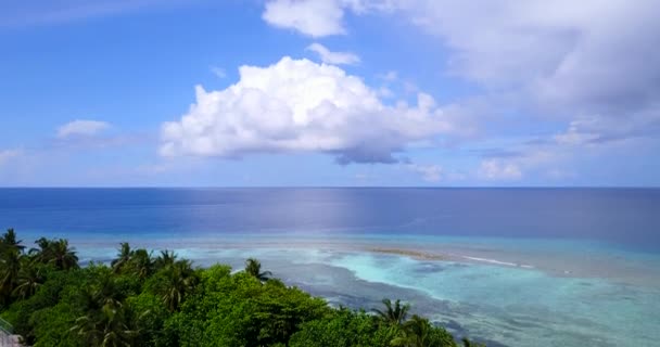 Dzienny Pejzaż Morski Natura Bali Indonezja — Wideo stockowe