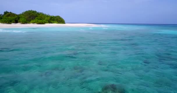 Krawędź Wyspy Kryształową Wodą Tropikalny Charakter Malezji Azja — Wideo stockowe