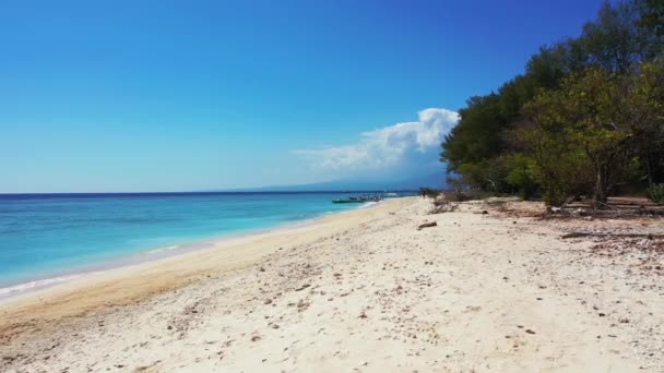 Erstaunlich Türkisfarbenes Meer Mit Klarem Und Blauem Himmel Pauschalreisen Nach — Stockvideo