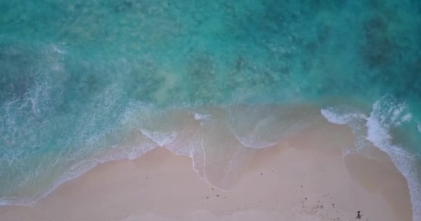 Serene Zee Vroege Ochtend Tijd Natuurlandschap Bali Indonesië — Stockvideo