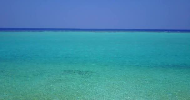 Sfondo Mare Sereno Natura Incredibile Della Repubblica Dominicana Caraibi — Video Stock