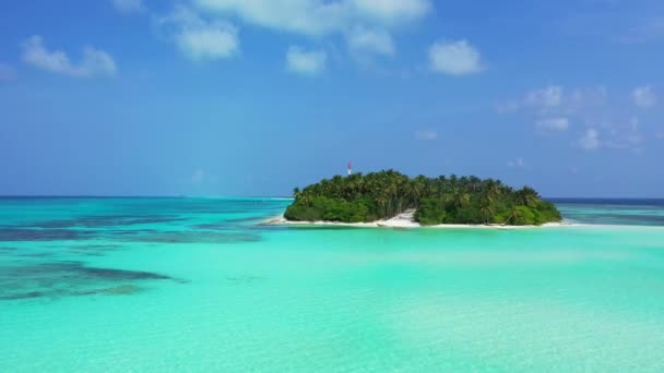 Mar Azul Turquesa Sem Fim Férias Tropicais Bali — Vídeo de Stock