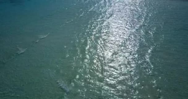 Rimpelend Zeewater Vakantie Scene Thailand Azië — Stockvideo