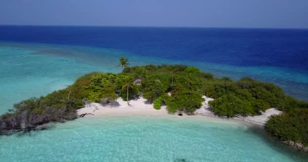 Landschaft Der Seychellen Ostafrika Ruhige Meereslandschaft Zur Sommerzeit — Stockvideo