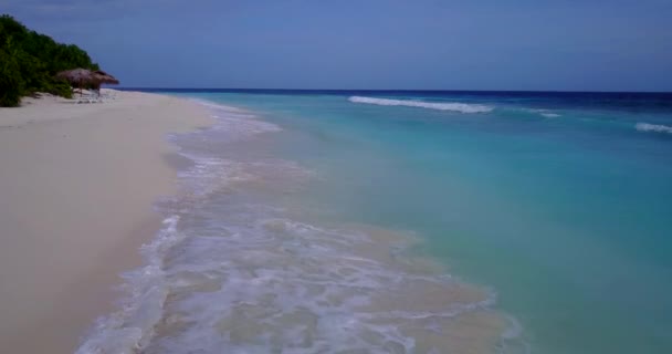 Ilha Costa Com Areia Clara Árvores Verdes Tailândia Viagem Verão — Vídeo de Stock