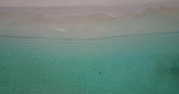 Acqua Increspata Sulla Costa Scena Naturale Giamaica Caraibi — Video Stock