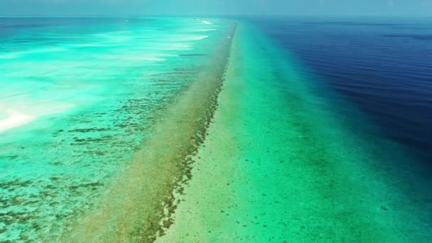 Superficie Del Agua Mar Desde Arriba Tailandia Viaje Verano — Vídeo de stock