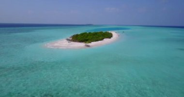İnsansız hava aracından deniz kenarına. Dominik Cumhuriyeti, Karayipler 'in şaşırtıcı doğası.