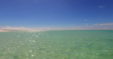 Sabahları açık deniz suyu. Tayland, Asya 'da tatil sahnesi. 