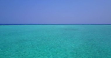 Serene seascape view. Enjoying nature of Dominican Republic, Caribbean.  