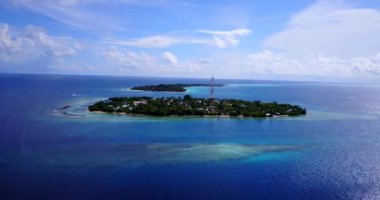 Ada bölgesine bakıyorum. Hawaii, ABD 'nin egzotik manzarası.