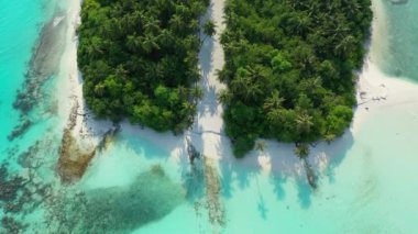 Deniz kenarı sahnesi. Endonezya 'nın Bali Doğası.