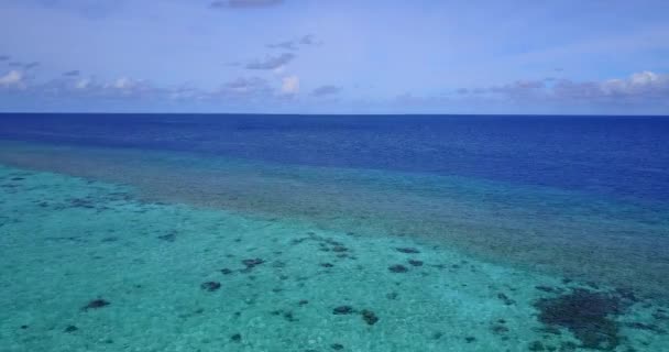 無限の海の景色を見て ハワイ アメリカへの夏の旅行 — ストック動画