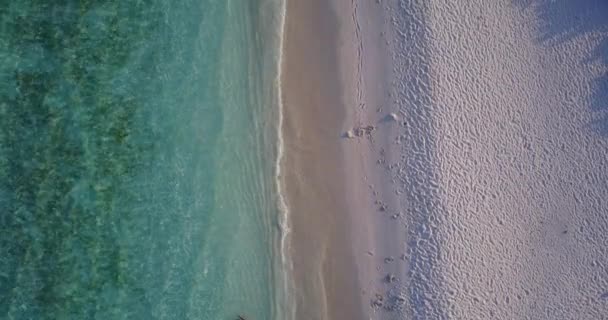 Una Costa Serena Durante Día Disfrutando Vacaciones Tropicales Bali Indonesia — Vídeo de stock