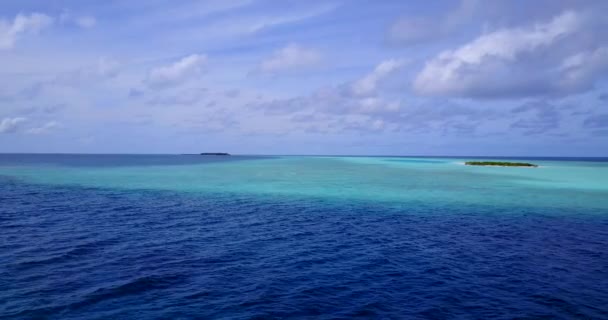 Turquesa Superfície Azul Oceano Viajar Para Havaí Eua — Vídeo de Stock