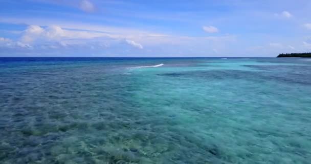 Serene Zeegezicht Reis Naar Malediven Zuid Azië — Stockvideo