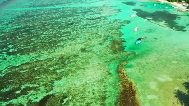 Meereslandschaft Mit Insel Beobachten Sommerliche Entspannung Auf Bali — Stockvideo
