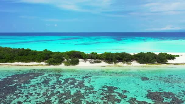 Island Shore Shallow Water Journey Gili Trawangan Thailand — Wideo stockowe