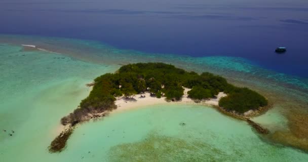 Tropische Insel Mit Üppigem Grün Sommerurlaub Auf Den Philippinen Asien — Stockvideo