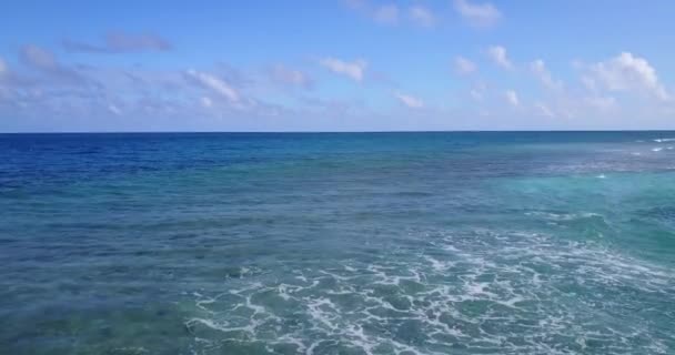 Κοιτάζω Την Ήρεμη Θάλασσα Ειδυλλιακός Χαρακτήρας Του Μπαλί — Αρχείο Βίντεο