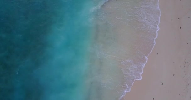 Meerwasser Mit Winzigen Wellen Urlaub Thailand Sommer Asia — Stockvideo