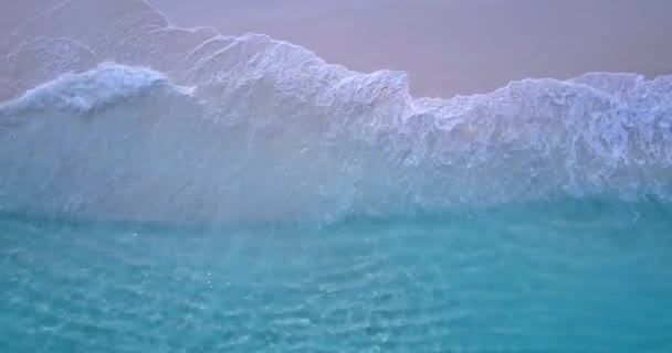 Blue Seascape Midday Exotic Vacation Barbados Caribbean — Stock Video