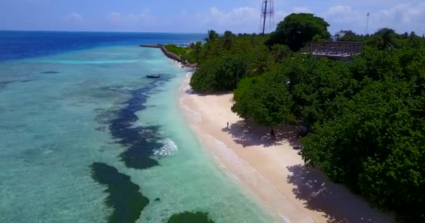 Bora Bora Egzotikus Jellege Francia Polinézia — Stock videók