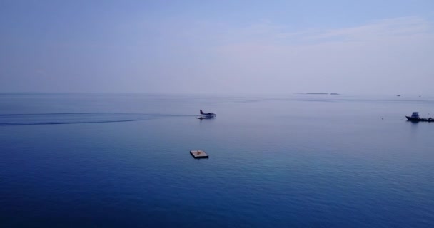 Calm Dusk Time Seaside Thailand Summer Trip — Stock Video