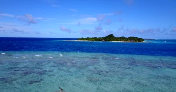 Paesaggio Marino Naturale Viaggio Estivo Antigua — Video Stock