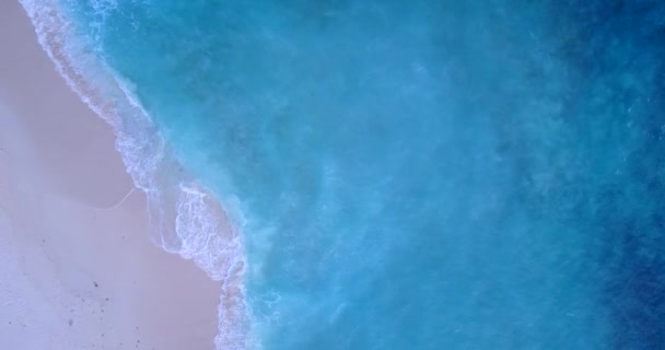 海の表面の景色をリップリング アンティグアの自然景観 — ストック動画