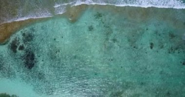 Görkemli doğal arka plan. Bali 'nin yaz deniz manzarası.