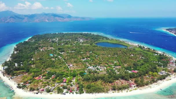 Blick Von Der Drohne Auf Inseln Sommerliche Entspannung Malaysia Asien — Stockvideo