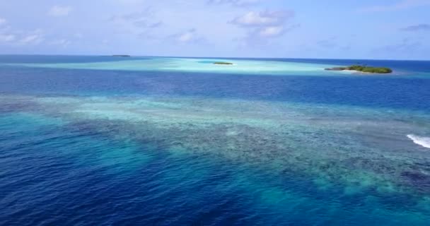 Verbazingwekkende Groene Eilanden Met Turquoise Helder Water Prachtige Schoonheid Van — Stockvideo