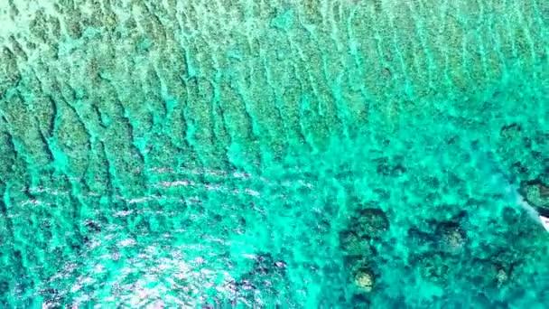 Fondo Visto Través Agua Mar Clara Temporada Vacaciones Bali Indonesia — Vídeos de Stock
